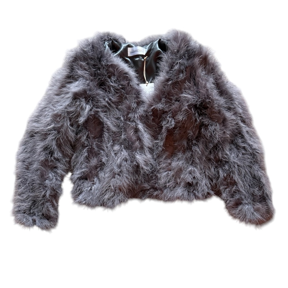 Ostrich Feather Jacket - Picture 2 of 6